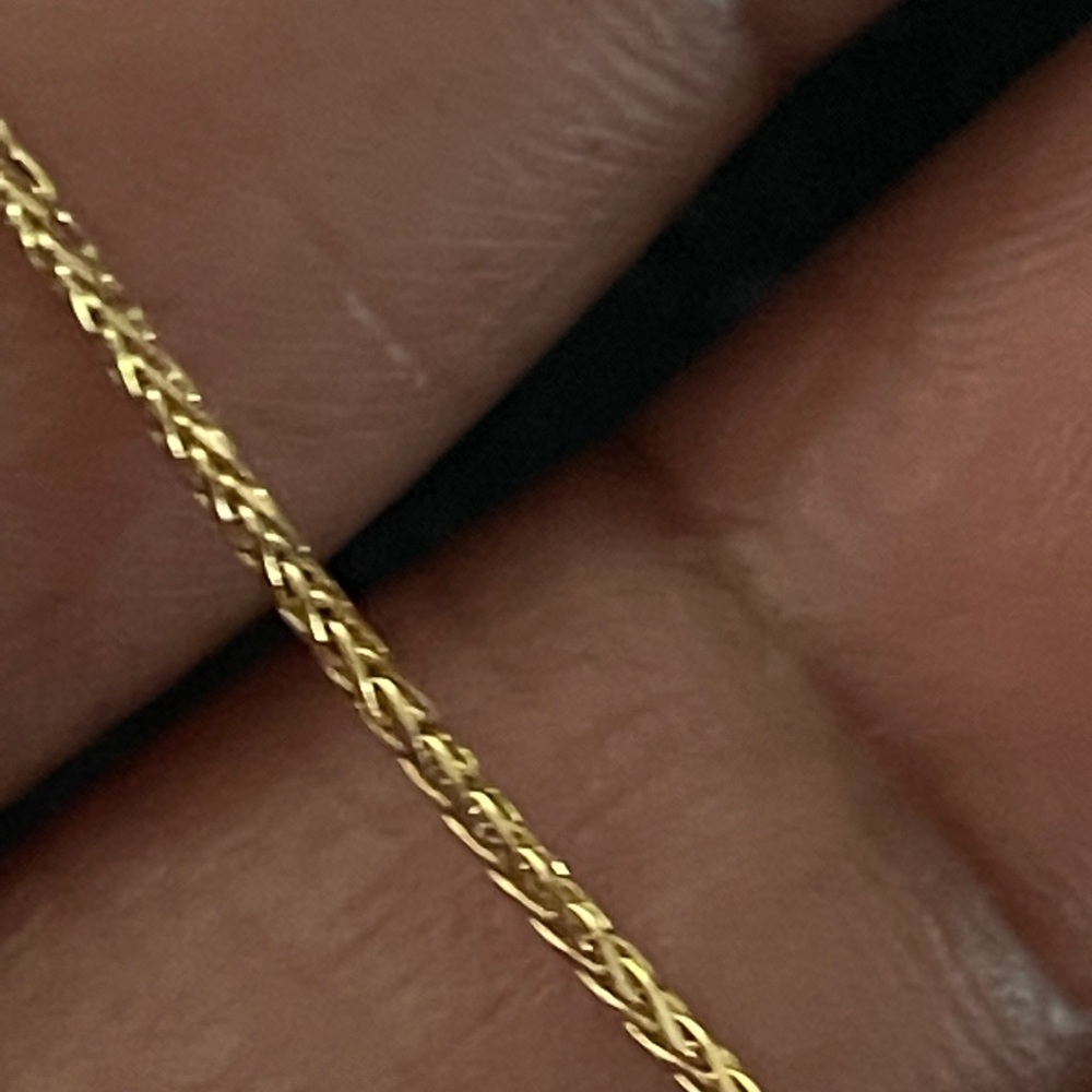 14k Gold barrel chain